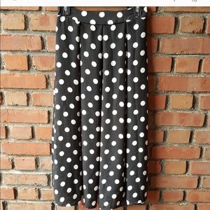 Windsor polka dot midi skirt